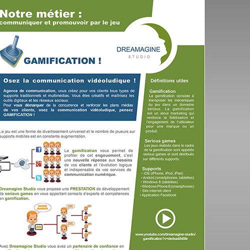 Dreamagine Studio - Plaquette Gamification