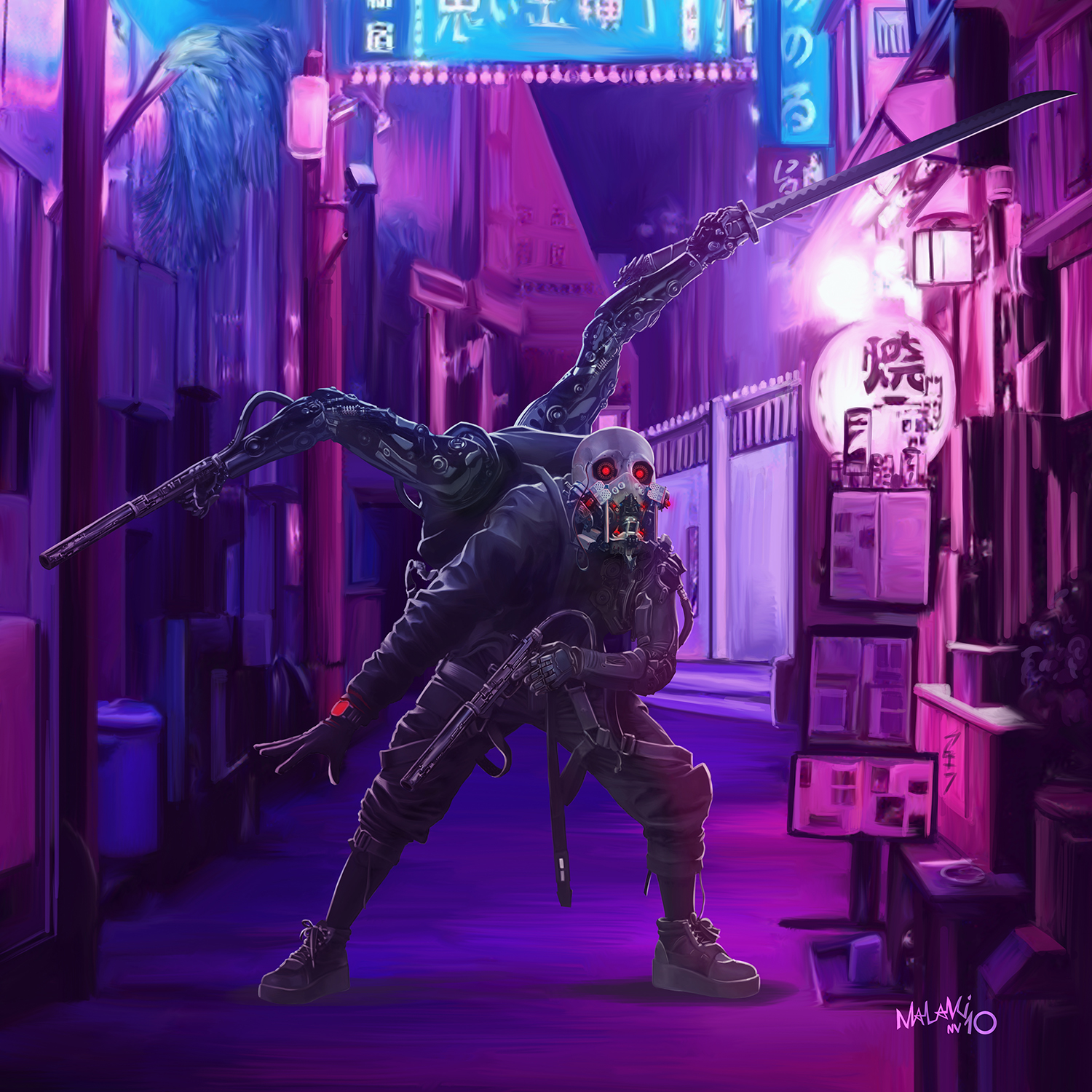 Cyberpunk - cyber-assassin